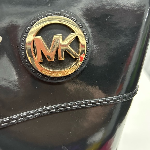 Michael Kors Glossy Black Boots - Picture 6 of 9